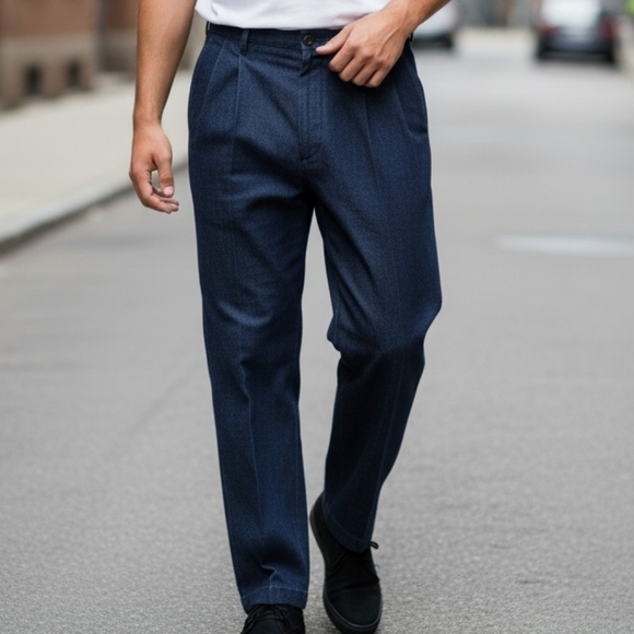 Roundtree & Yorke Other - Roundtree & Yorke -NWOT Stright Leg Jeans, Front Pockets,Buttoned Back W-40/L-30